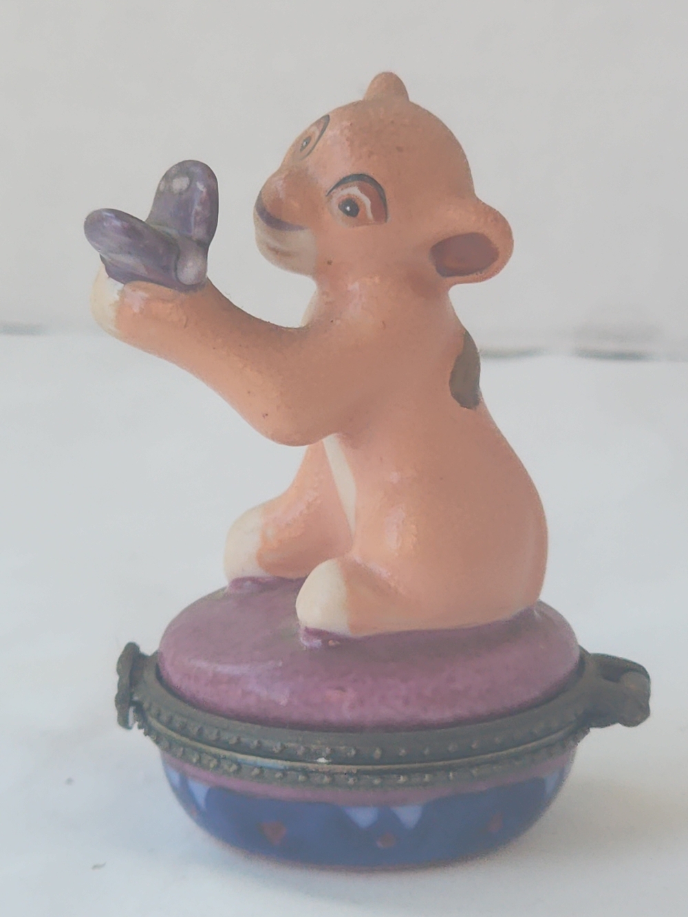 The Lion King II Simba's Pride Kiara Ocean Spray Hand Painted Trinket Box Rare